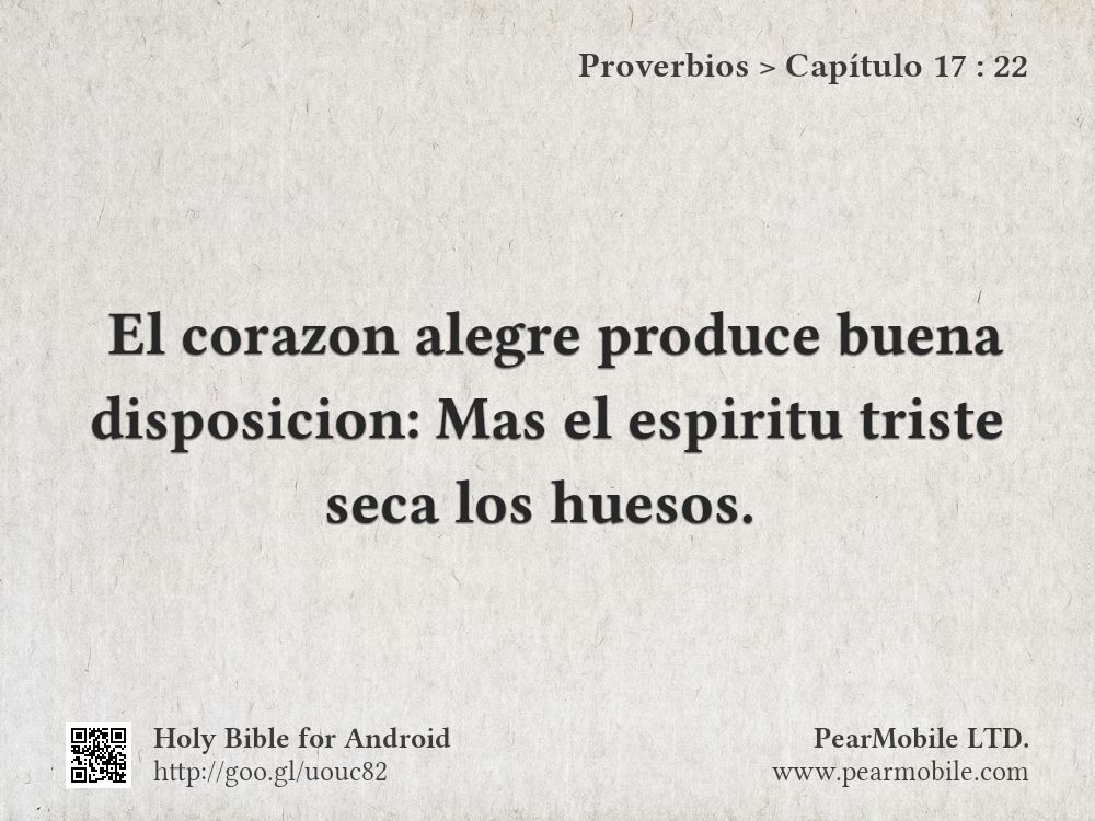Proverbios, Capítulo 17:22